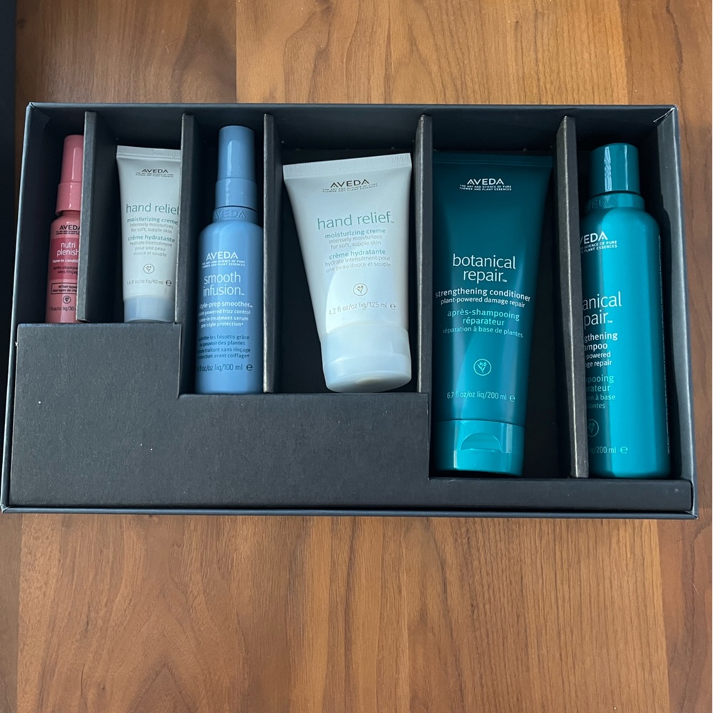 Aveda hair and body gift set